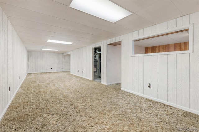 16839 E Amherst Ave E, Aurora, CO 80013 - finished basement with carpet and wooden walls