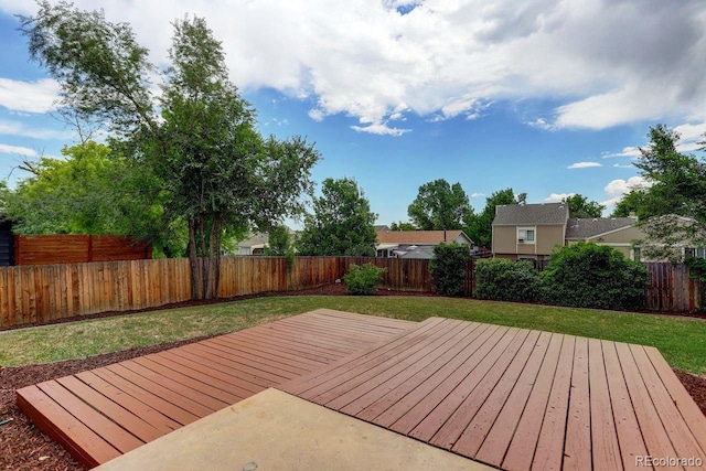 6640 S Dexter St, Centennial, CO 80121 - deck featuring a fenced backyard