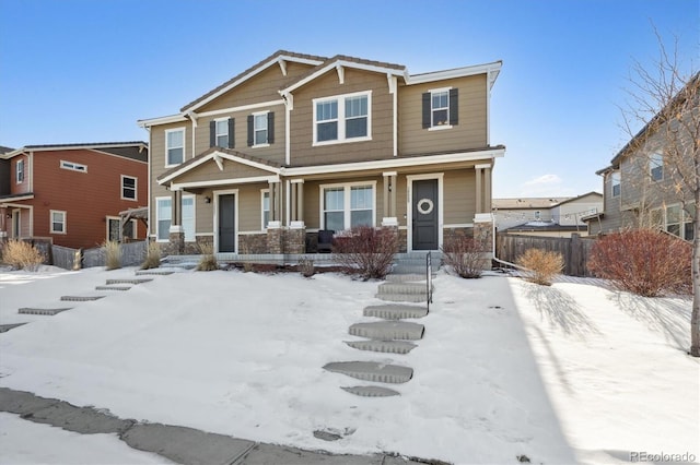 view of craftsman-style home