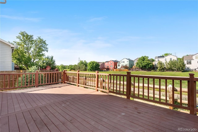 18897 E Linvale Pl, Aurora, CO 80013 - deck featuring a residential view