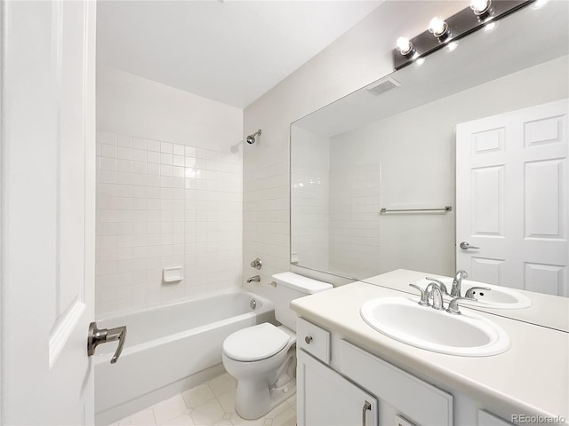 5005 W 128th Pl, Broomfield, CO 80020 - bathroom featuring vanity and bathtub / shower combination