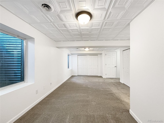 5005 W 128th Pl, Broomfield, CO 80020 - corridor with an ornate ceiling and carpet floors