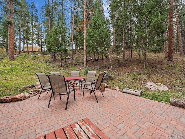 view of patio