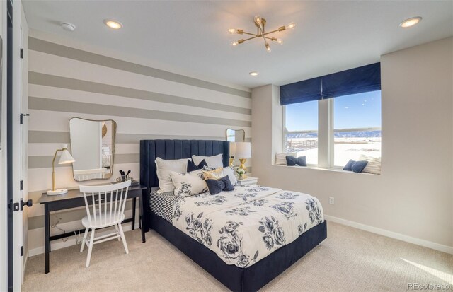8576 Hotchkiss St, Littleton, CO 80125 - carpeted bedroom with recessed lighting and baseboards