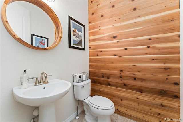 6046 Gilbert Way, Golden, CO 80403 - bathroom with toilet and tile patterned flooring