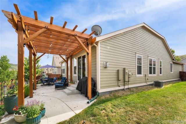 6046 Gilbert Way, Golden, CO 80403 - view of home's exterior featuring a pergola and a patio
