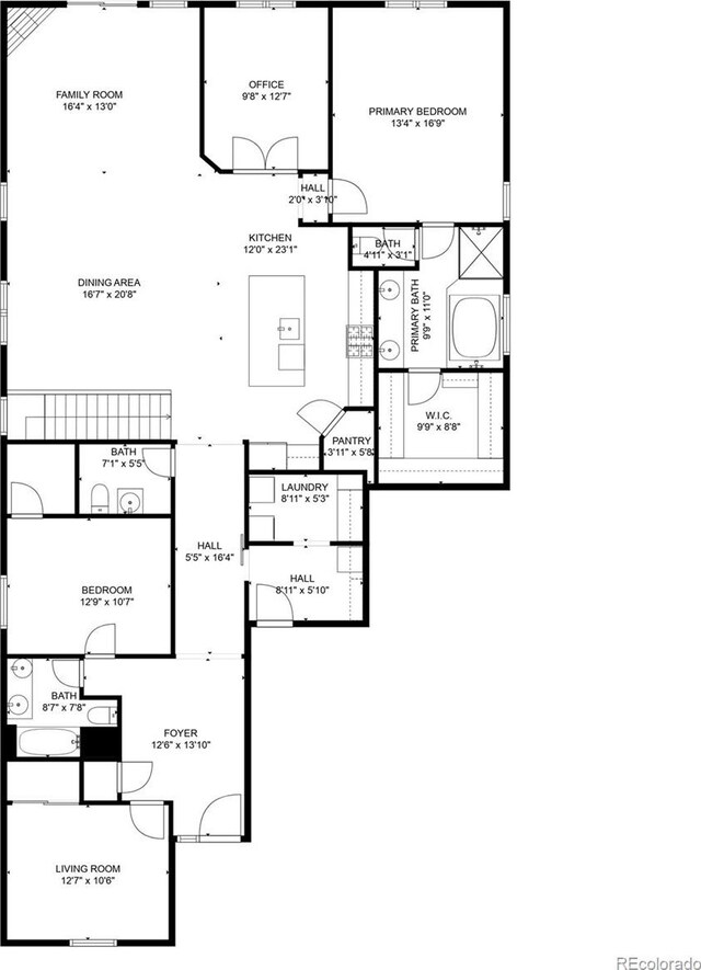6046 Gilbert Way, Golden, CO 80403 - view of home floor plan