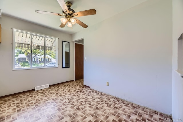 1750 S Dale Ct, Denver, CO 80219 - empty room featuring ceiling fan and baseboards