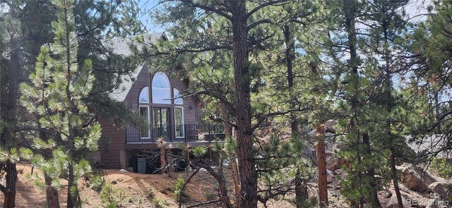 view of side of property