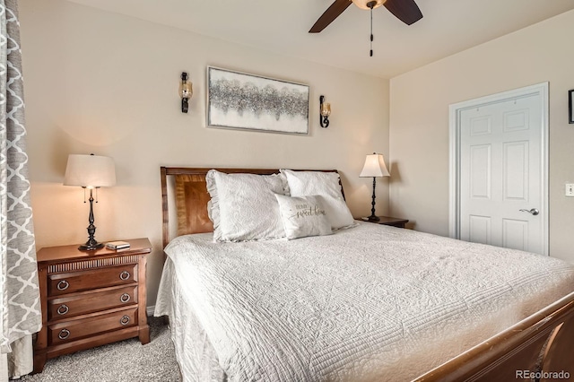 7292 S Blackhawk St Unit 2-204, Englewood, CO 80112 - bedroom with carpet and ceiling fan