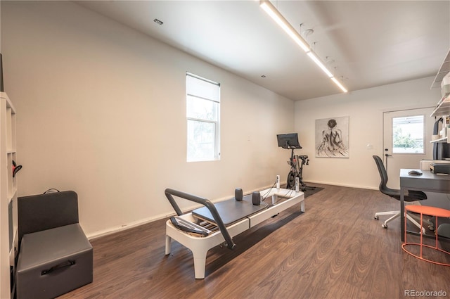 995 Chase St, Lakewood, CO 80214 - exercise area with wood finished floors