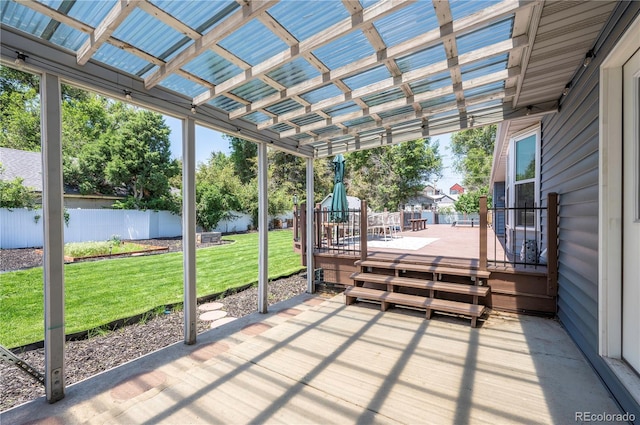 995 Chase St, Lakewood, CO 80214 - view of patio with a deck