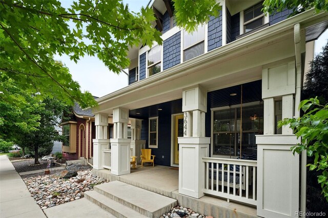 3644 Wabash St, Denver, CO 80238 - property entrance featuring covered porch