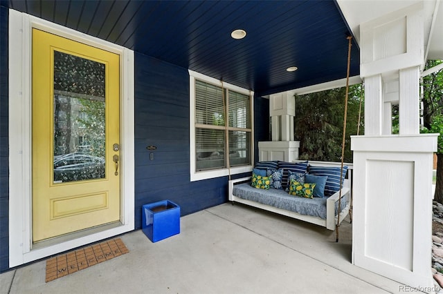 3644 Wabash St, Denver, CO 80238 - doorway to property featuring covered porch