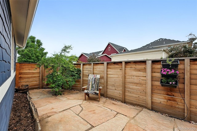 3644 Wabash St, Denver, CO 80238 - fenced backyard featuring a patio