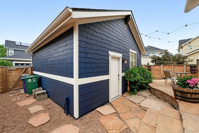 3644 Wabash St, Denver, CO 80238 - view of side of property featuring a patio