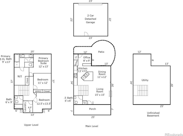 3644 Wabash St, Denver, CO 80238 - floor plan / room layout