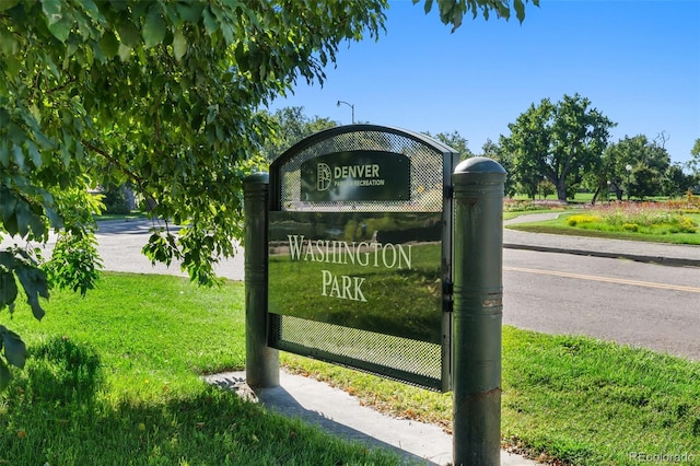 554 S Logan St, Denver, CO 80209 - view of community / neighborhood sign