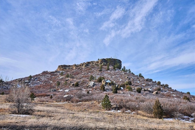 view of mountain feature