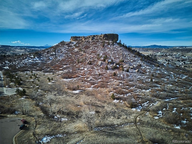 view of mountain feature