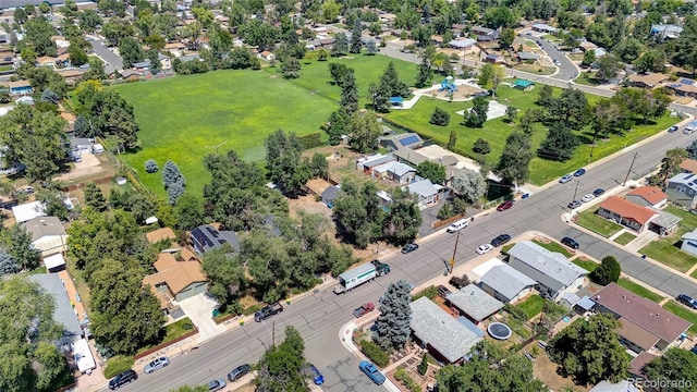 1115 W Quincy Ave, Englewood, CO 80110 - aerial overview of property's location featuring nearby suburban area
