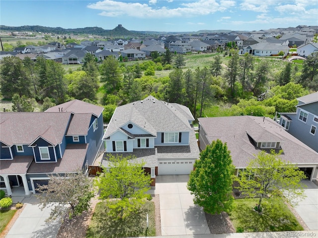 1271 Sky Rock Way, Castle Rock, CO 80109 - aerial perspective of suburban area
