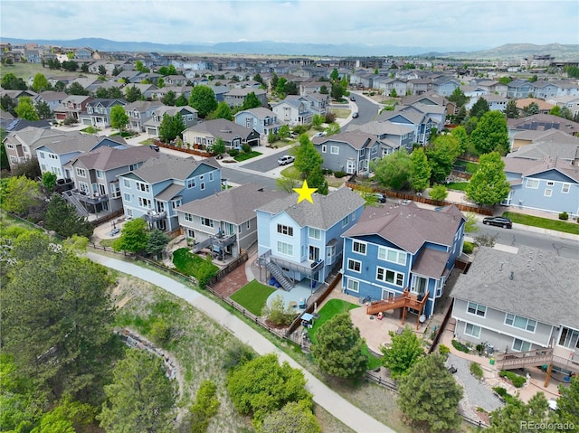 1271 Sky Rock Way, Castle Rock, CO 80109 - aerial perspective of suburban area