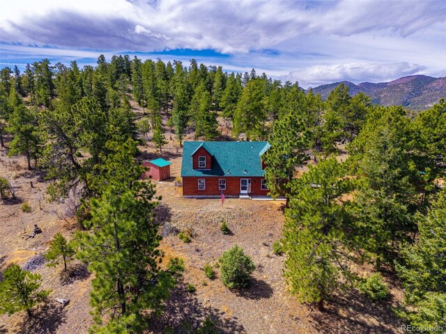 1136 Bird Point Dr, Cotopaxi, CO 81223 - bird's eye view with a mountain view