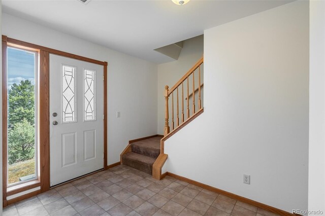 1136 Bird Point Dr, Cotopaxi, CO 81223 - foyer with baseboards and stairs