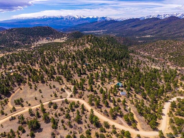 1136 Bird Point Dr, Cotopaxi, CO 81223 - birds eye view of property with a mountain view