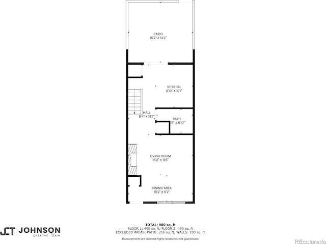 1150 Inca St Unit 43, Denver, CO 80204 - home floor plan
