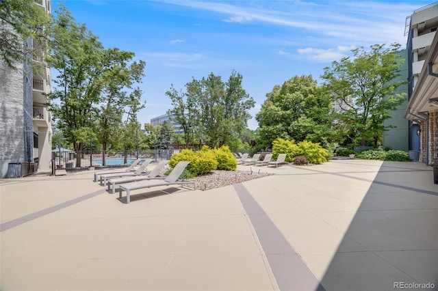 1150 Inca St Unit 43, Denver, CO 80204 - view of patio / terrace with a swimming pool