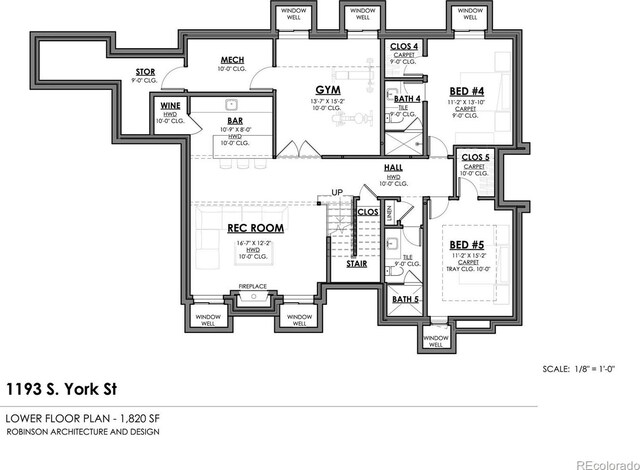 1193 S York St, Denver, CO 80210 - view of home floor plan