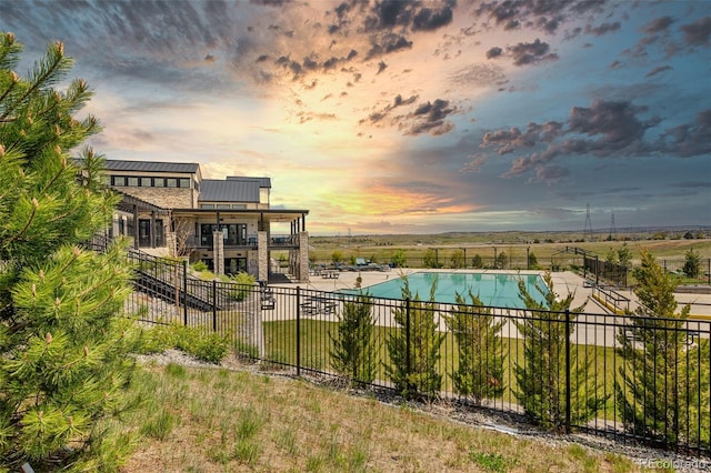 8055 Navajo River Loop Unit B, Littleton, CO 80125 - community pool with a patio area