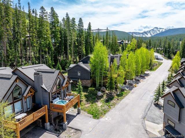 200 Antler Way, Winter Park, CO 80482 - drone / aerial view of a mountain backdrop and a heavily wooded area