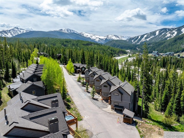 200 Antler Way, Winter Park, CO 80482 - aerial view of residential area featuring a mountain backdrop and a forest