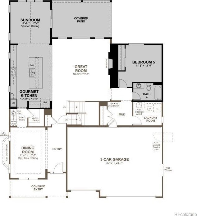 4728 Twelve Oaks Way, Castle Rock, CO 80104 - home floor plan