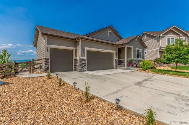 12513 Shore Point St, Firestone, CO 80504 - view of front of property featuring a garage and concrete driveway