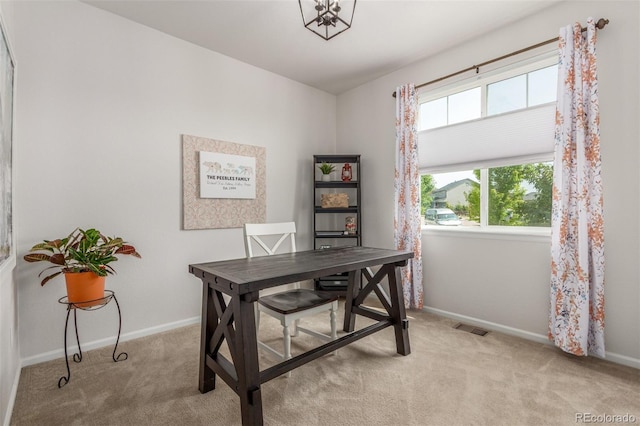 12513 Shore Point St, Firestone, CO 80504 - home office featuring carpet floors and baseboards