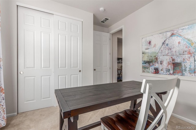 12513 Shore Point St, Firestone, CO 80504 - dining room featuring light colored carpet and baseboards