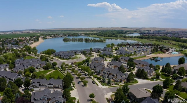 1736 Barefoot Dr, Windsor, CO 80550 - aerial overview of property's location with a nearby body of water and nearby suburban area