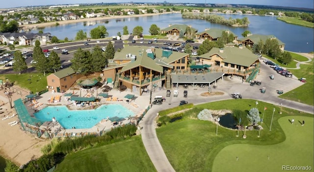 1736 Barefoot Dr, Windsor, CO 80550 - bird's eye view of a nearby body of water