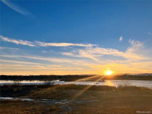 property view of water