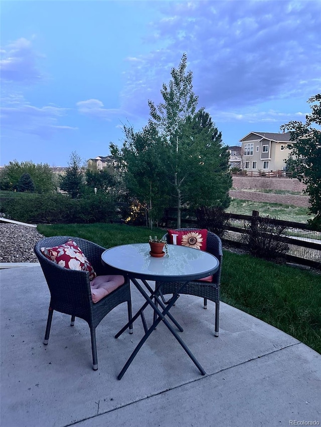 16902 W 94th Pl, Arvada, CO 80007 - view of patio featuring fence and outdoor dining space