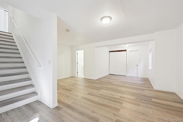 interior space featuring light hardwood / wood-style floors