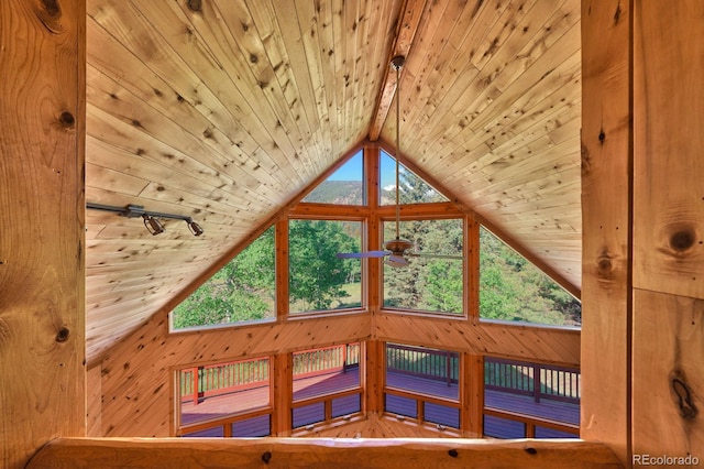 270 River Run Dr, Antonito, CO 81120 - detailed view of wooden ceiling and wooden walls