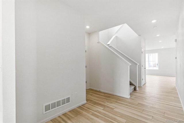 interior space featuring wood-type flooring