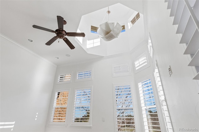 7882 Vallagio Ln, Englewood, CO 80112 - detailed view of ceiling fan and ornamental molding