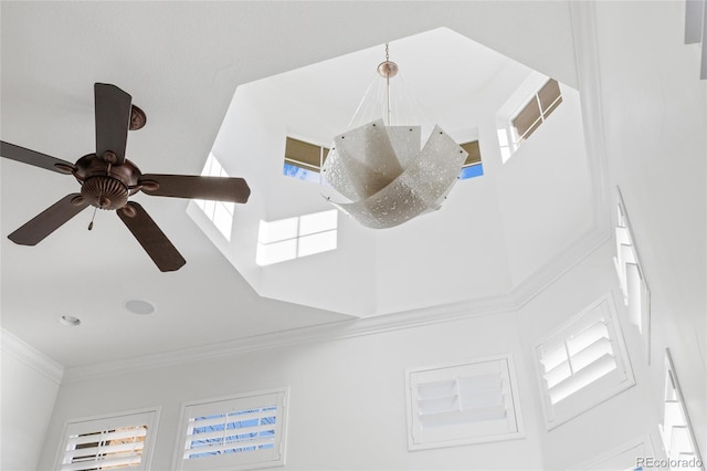 7882 Vallagio Ln, Englewood, CO 80112 - detailed view of ornamental molding and a ceiling fan