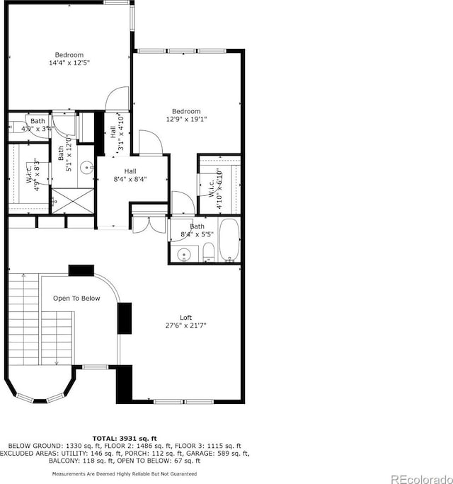7882 Vallagio Ln, Englewood, CO 80112 - view of property floor plan